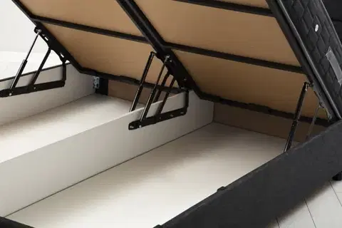 Rám manželskej postele s čelom Motya 160 x 200 - Anthracite