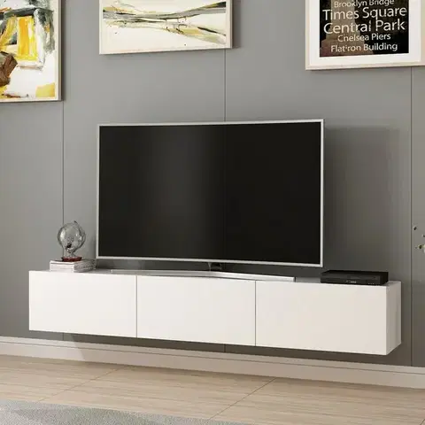 Televízny stolík Rigel White
