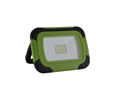 LED Nabíjací reflektor SAMSUNG CHIP LED/10W/3,7V IP44 4000K 3600 mAh zelená 20038