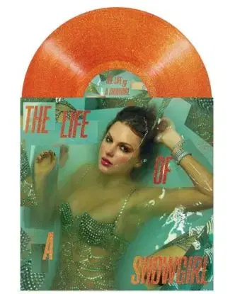Swift Taylor - The Life Of A Showgirl: Sweat And Vanilla Perfume (Portofino Orange Glitter) LP - Taylor Swift