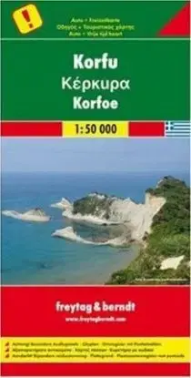 Korfu automapa 1:50 000