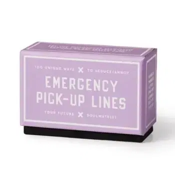 Emergency Pick-up Lines Card Set - Brass Brass Monkey
