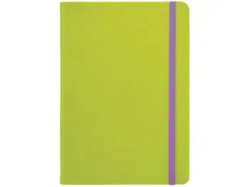 Notes limetkový s gumičkou