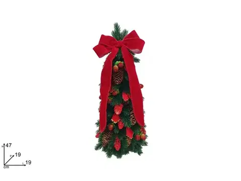 MAKRO - Stromček 47cm šišky bobule
