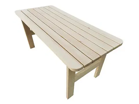 DEOKORK Masívny drevený záhradný stôl z borovice drevo 32 mm (220 cm)