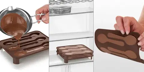 Tescoma formičky na čokoládu DELÍCIA CHOCO, lyžičky