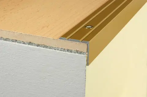 Schodový profil 25 x 20 mm (skrutkovací) Bronz E03