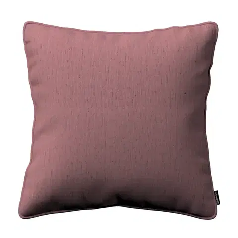 Dekoria Gabika so šnúrkou, obliečka na vankúš, ružová matná, 45 x 45 cm, Linen, 159-12