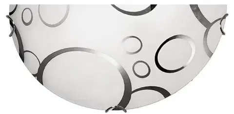 Sklenená stropná nástenná lampa E27 Doka