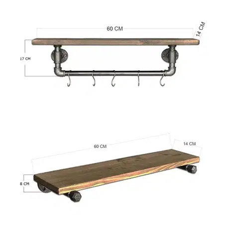 Pipe Shelf Boruraf113