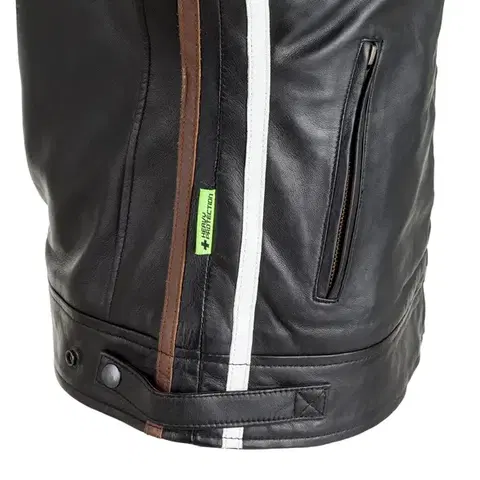 Dámska kožená moto bunda W-TEC Sheawen Lady Black Farba čierna, Veľkosť 3XL
