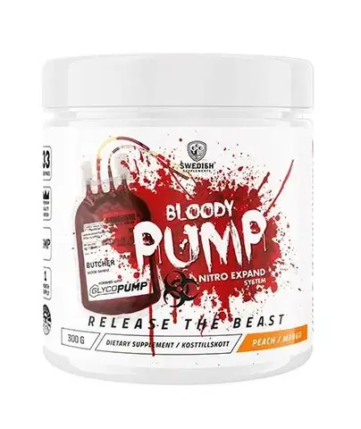 Bloody Pump (bez kofeínu) - Swedish Supplements 300 g Pineapple & Passionfruit