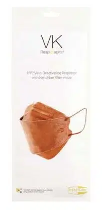 Respirátor FFP2 Respilon VK 2ks medený - Respilon