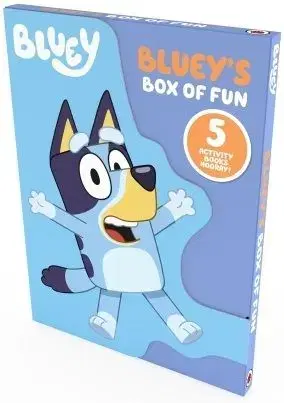 Bluey’s Box of Fun: 5 Activity Books Collection Set