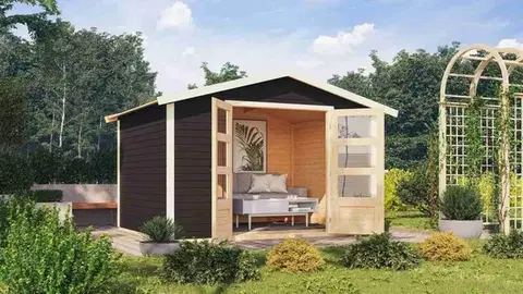Drevený záhradný domček AMBERG 5 Lanitplast