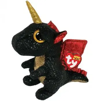 TY - GRINDAL drak s rohom, 15 cm - TY