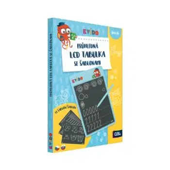 Kvído: Priehľadná LCD tabuľka so šablónami