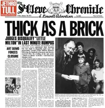 Jethro Tull - Thick As A Brick LP - Jethro Tull