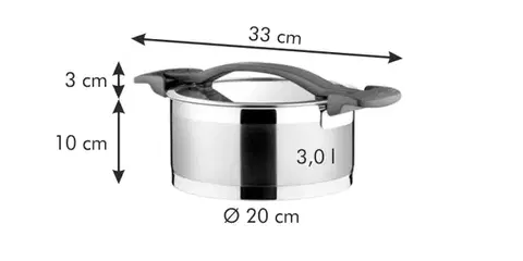Tescoma kastról ULTIMA s pokrievkou ø 20 cm, 3.0 l