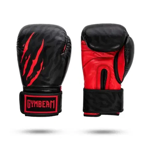 GymBeam Boxerské rukavice Grind Black/Red  10 OZ
