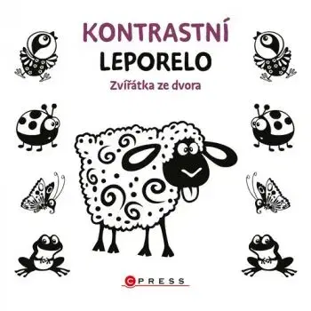 Kontrastní leporelo: Zvířátka ze dvora - Katarína Belejová