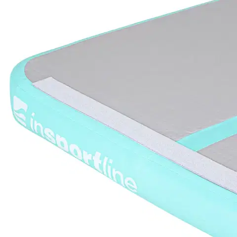 Airtrack inSPORTline Airstunt 300x100x10 cm bielo-modrý s elektrickou pumpou