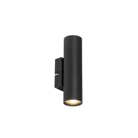 Moderná inteligentná nástenná lampa čierna vrátane 2 Wifi GU10 - Jeana