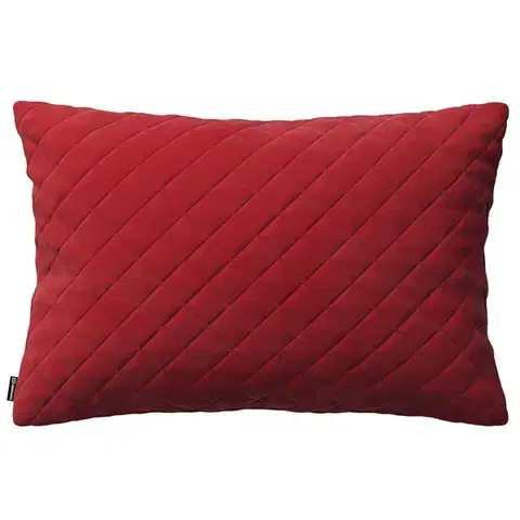 Dekoria Obliečka Kinga pikovaná 60 x 40 cm, Rød, 60 x 40 cm, Velvet, 704-15