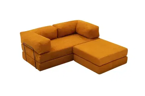 Rohová sedacia súprava / Rohová pohovka Comfort Mini - Orange