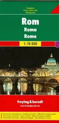 Rím 1:10 000 Plán mesta