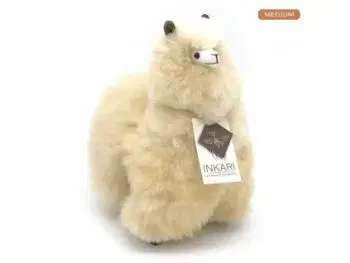 Plyšová hračka Alpaca MEDIUM – BLOND - INKARI Alpaky