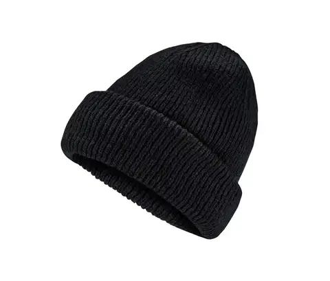 Pletená čiapka, čierna