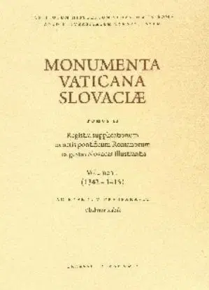Monumenta Vaticana Slovaciae - Vladimír Rábik