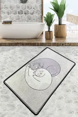 Kúpeľňový koberec SWEET CATS 70x120 cm