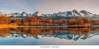 (A6) Pohľadnica panoráma Vysoké Tatry k11 (zrkadlenie)