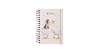 Zápisník s hrebeňovou väzbou A5 "Not a Daisy Goes By" Wrendale Designs – kačičky