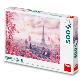 EIFFELOVKA V RUŹOVOM 500 Puzzle