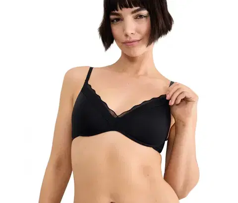 Podprsenka sloggi GO Blush PU Bra, čierna