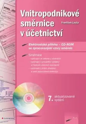 Vnitropodnikové směrnice v účetnictví + CD - 7. vydání - František Louša