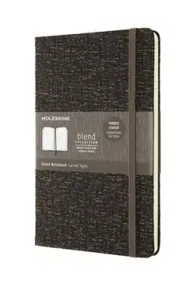 Zápisník MOLESKINE Blend 19 linajkový tm. hnedý L