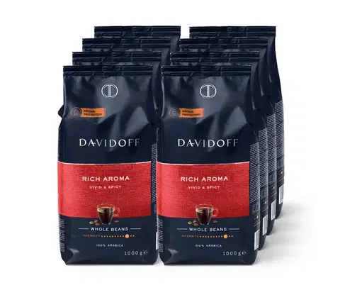 DAVIDOFF CAFÉ Rich Aroma - 8 x 1 kg zrnkovej kávy