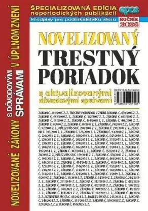 Novelizovaný Trestný poriadok 4/2026