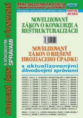Novelizovaný zákon o konkurze a reštrukturalizácii a novelizovaný zákon o riešení hroziaceho úpadku 15/2025