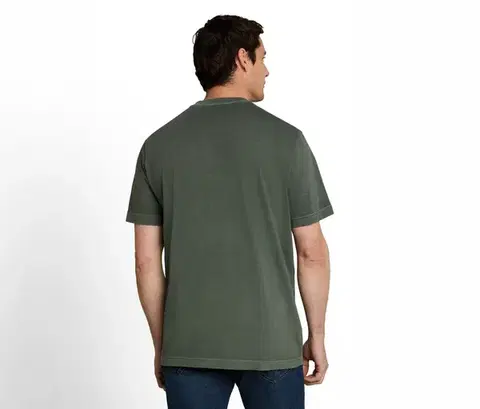 Tričko Tom Tailor Serafino s logom, Deep Leaf Green