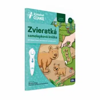 Kúzelné čítanie: Samolepková knižka Zvieratká