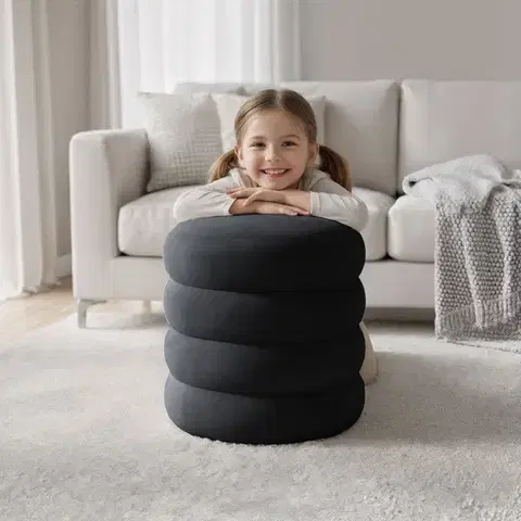 Taburet Snuggo II čierny