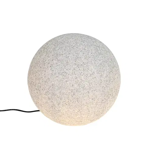 Moderná vonkajšia lampa sivá 45 cm IP65 - Nura