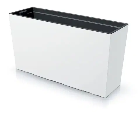 Stredný hrantík s vložkou CORBI 77 cm biely