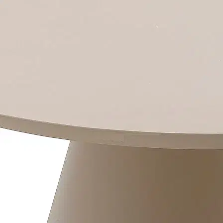 Hliníkový jedálenský stôl ARCADA ø 160 cm (béžová)
