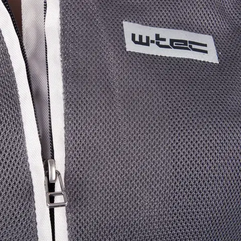 Dámska letná moto bunda W-TEC Lucina Farba šedá-krémovo biela, Veľkosť XS